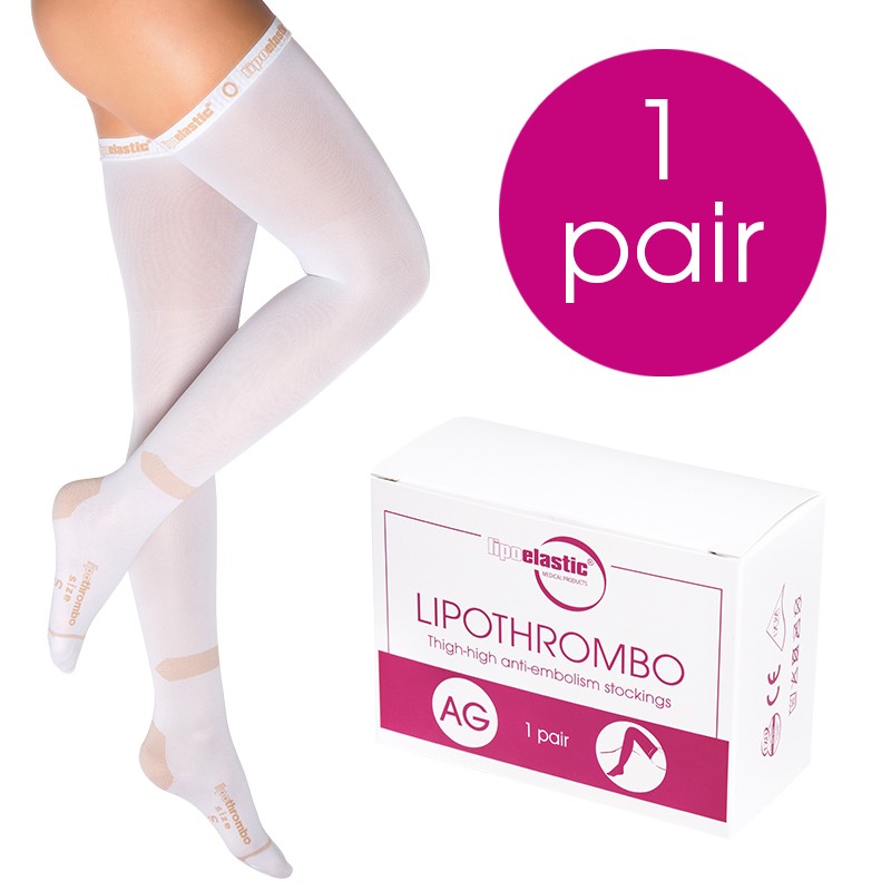 Bas de compression anti-embolique LIPOTHROMBO AG - Lipoelastic.be