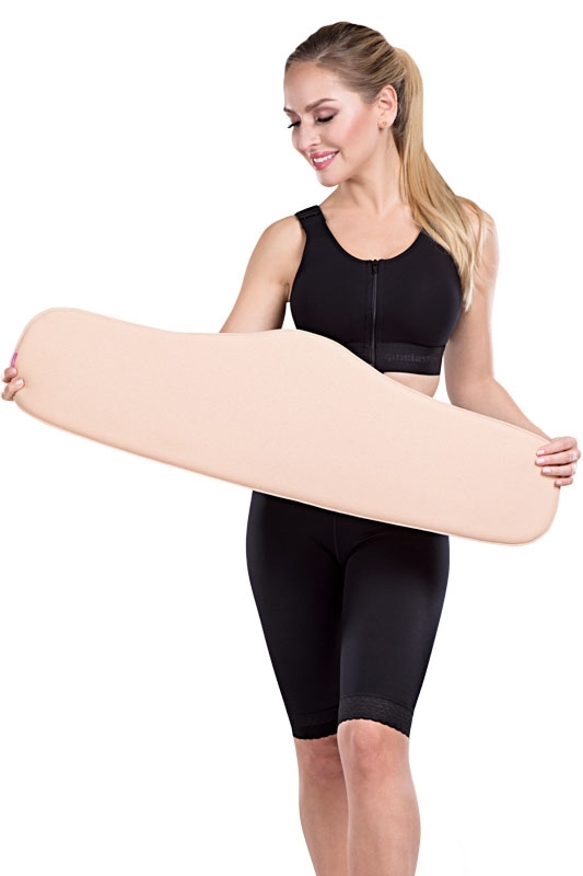 Insertion de lipofoam de compression abdominale et des flancs unisexe (coussin) Kpad - Lipoelastic.be