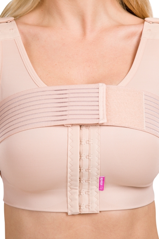 Soutien-gorge de compression post-opératoire avec liant cousu PS idéal - Lipoelastic.be