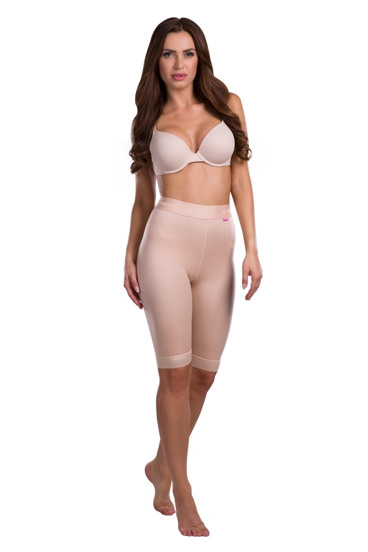Short de compression shapewear au-dessus du genou legging TF - Lipoelastic.be