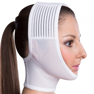 Vêtement de compression faciale FM extra - Lipoelastic.be