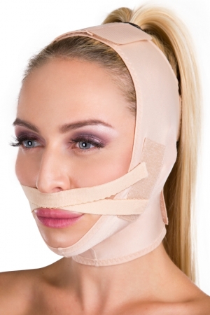 Vêtement facial de compression FM lifting des lèvres - Lipoelastic.be